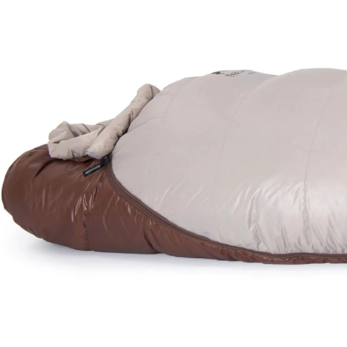 Спальний мішок NATUREHIKE Snowbird L -10°C Brown Right (6927595761304)