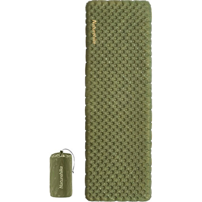 Надувной коврик NATUREHIKE Ultralight High R-Value Outdoor Inflatable Sleeping Pad Green (CNH22DZ018-SGR)