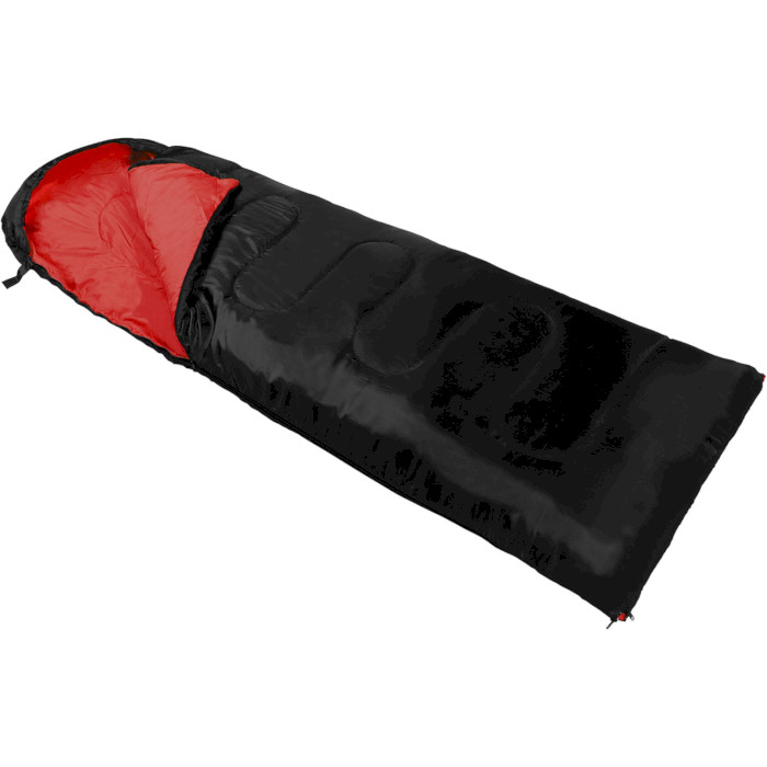 Спальник-ковдра SPORTVIDA SV-CC0064 +16°C Black/Red Left