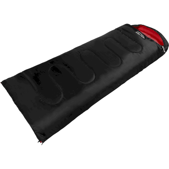 Спальник-одеяло SPORTVIDA SV-CC0064 +16°C Black/Red Left