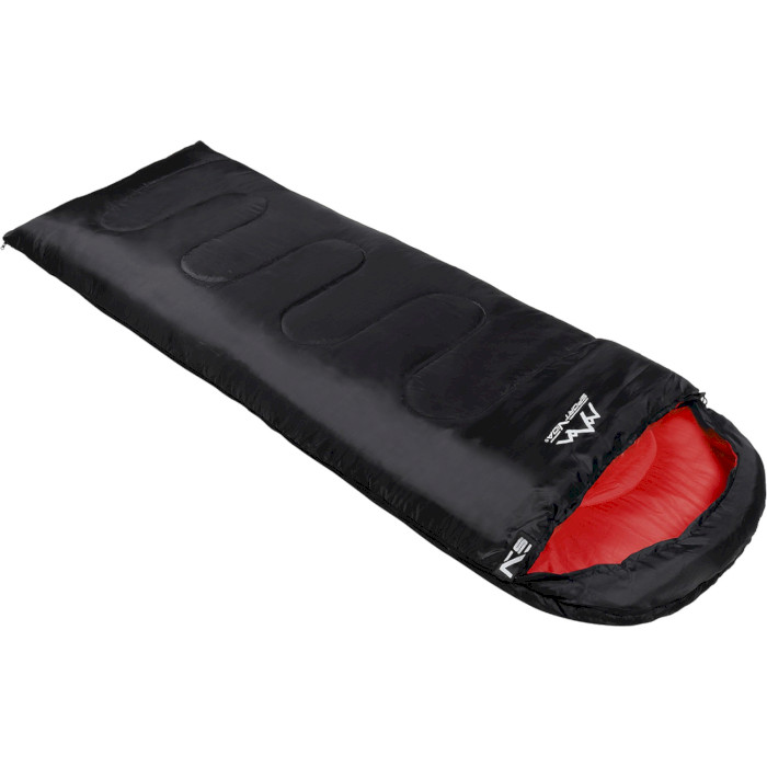 Спальник-ковдра SPORTVIDA SV-CC0064 +16°C Black/Red Left