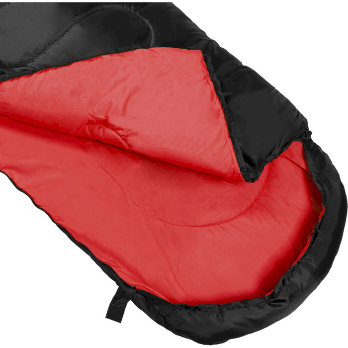 Спальник-ковдра SPORTVIDA SV-CC0064 +16°C Black/Red Left