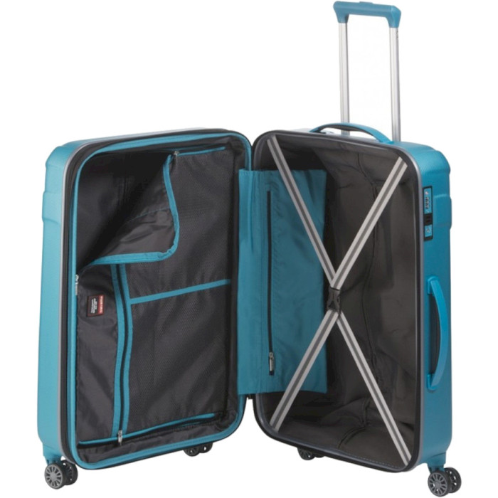 Валіза TRAVELITE Vector M Expandable Turquoise 79л (072048-21)