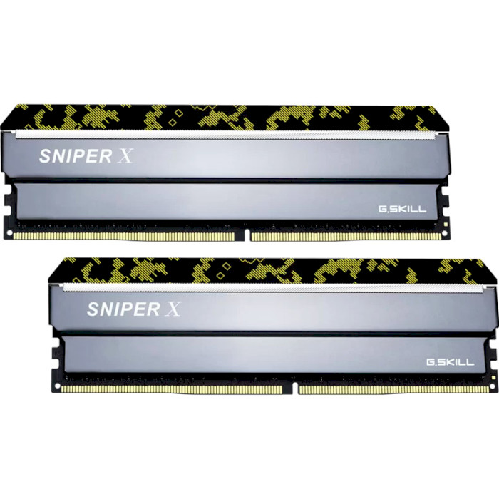 Модуль памяти G.SKILL Sniper X Digital Camo DDR4 3600MHz 32GB Kit 2x16GB (F4-3600C19D-32GSXKB)