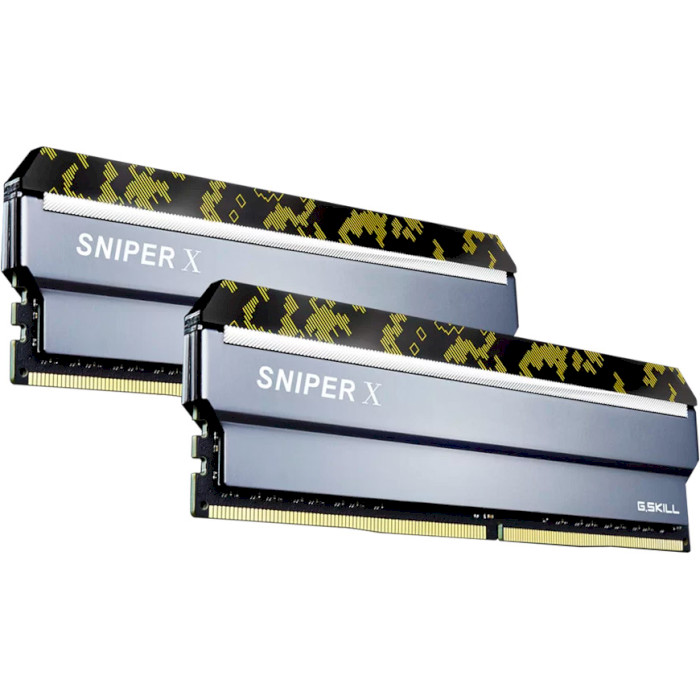 Модуль памяти G.SKILL Sniper X Digital Camo DDR4 3600MHz 32GB Kit 2x16GB (F4-3600C19D-32GSXKB)