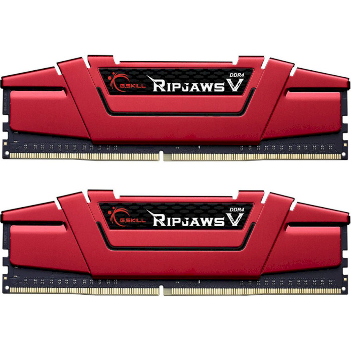 Модуль пам'яті G.SKILL Ripjaws V Blazing Red DDR4 2666MHz 16GB Kit 2x8GB (F4-2666C19D-16GVR)
