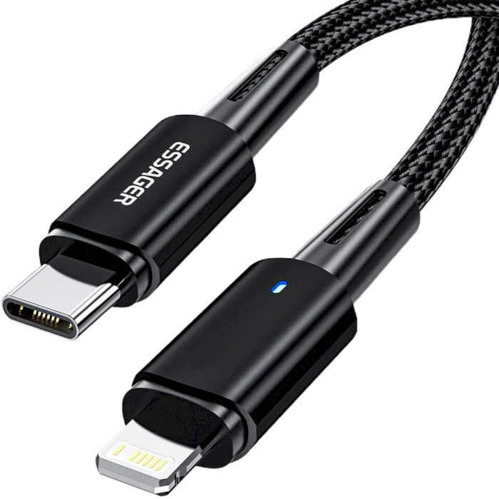 Кабель ESSAGER Sunset 20W Charging Cable Type-C to Lightning 1м Black (EXCTL-CG01)