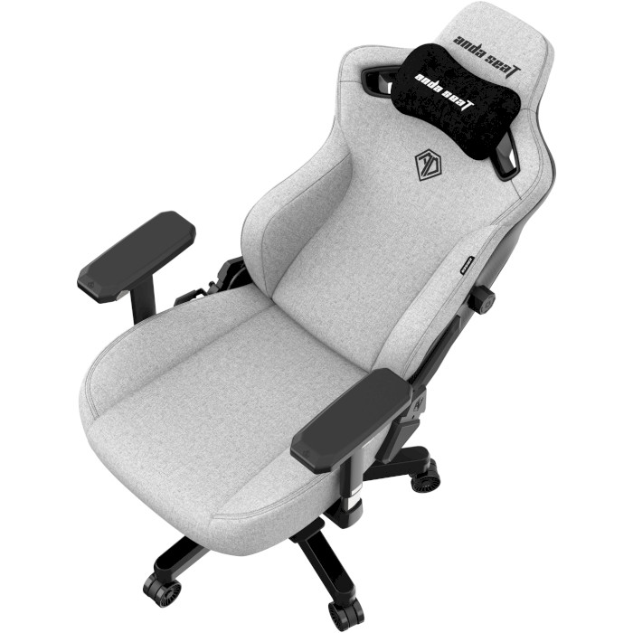 Крісло геймерське ANDA SEAT Kaiser 3 Gray Fabric Size XL