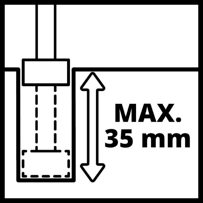 Фрезер вертикальний EINHELL TP-RO 18 Li BL - Solo (4350411)