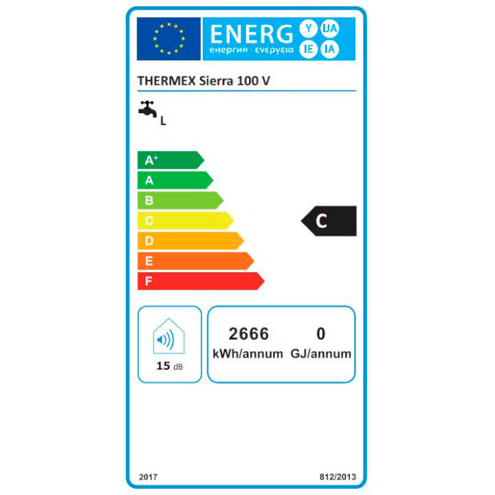 Водонагреватель THERMEX Sierra 100 V