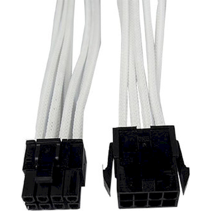 Кабель живлення для відеокарти GELID SOLUTIONS PCIe 8-pin to 6+2-pin 30см White (CA-8P-06)