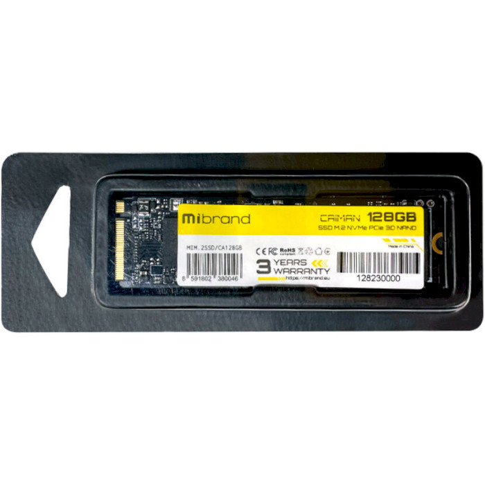 SSD диск MIBRAND Caiman 128GB M.2 NVMe (MIM.2SSD/CA128GB)
