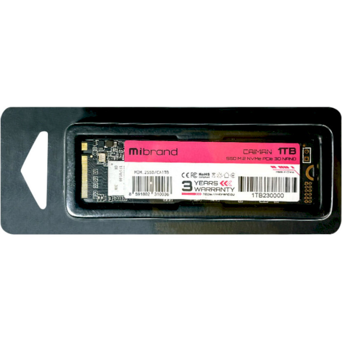 SSD диск MIBRAND Caiman 1TB M.2 NVMe (MIM.2SSD/CA1TB)