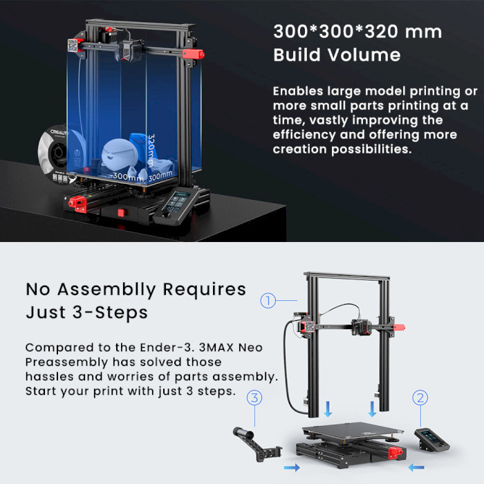 3D принтер CREALITY Ender-3 Max Neo (1001020437)