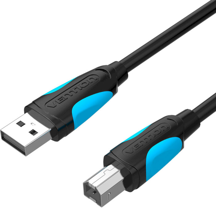 Кабель VENTION USB2.0 AM/BM Print Cable 5м Black (VAS-A16-B500)