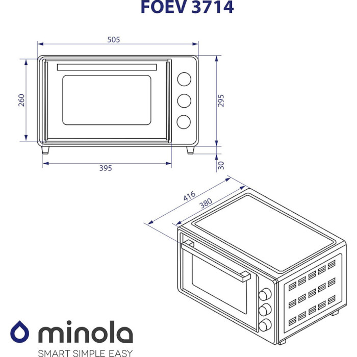 Електропіч MINOLA FOEV 3714 IV