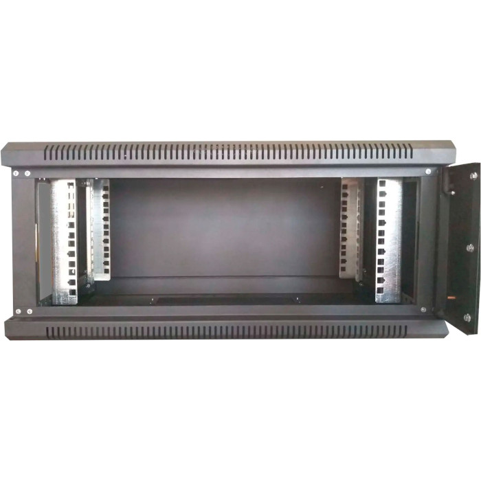 Настенный шкаф 19" HYPERNET WMNC-4U-Flat-Black (4U, 600x450мм, RAL9004)