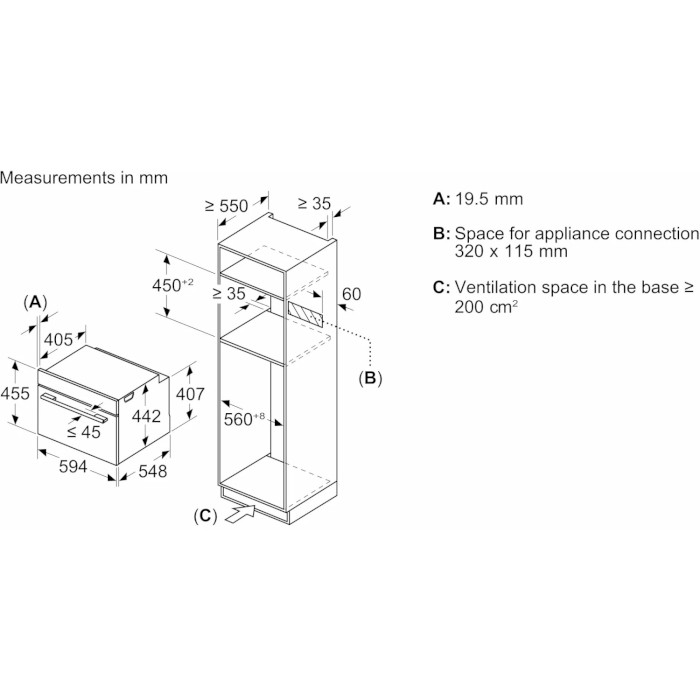 Духова шафа BOSCH CMG7241W1