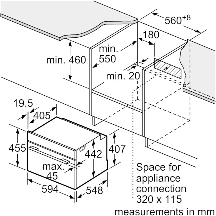 Духова шафа BOSCH CMG7241W1