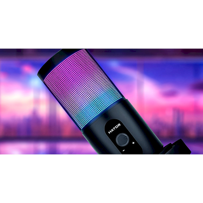 Мікрофон для стримінгу/подкастів HATOR Signify RGB