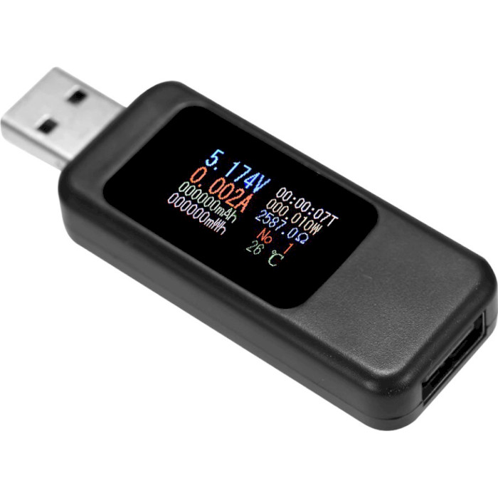 USB тестер KEWEISI KWS-MX18 напруги (4-30V) та сили струму (0-5A)