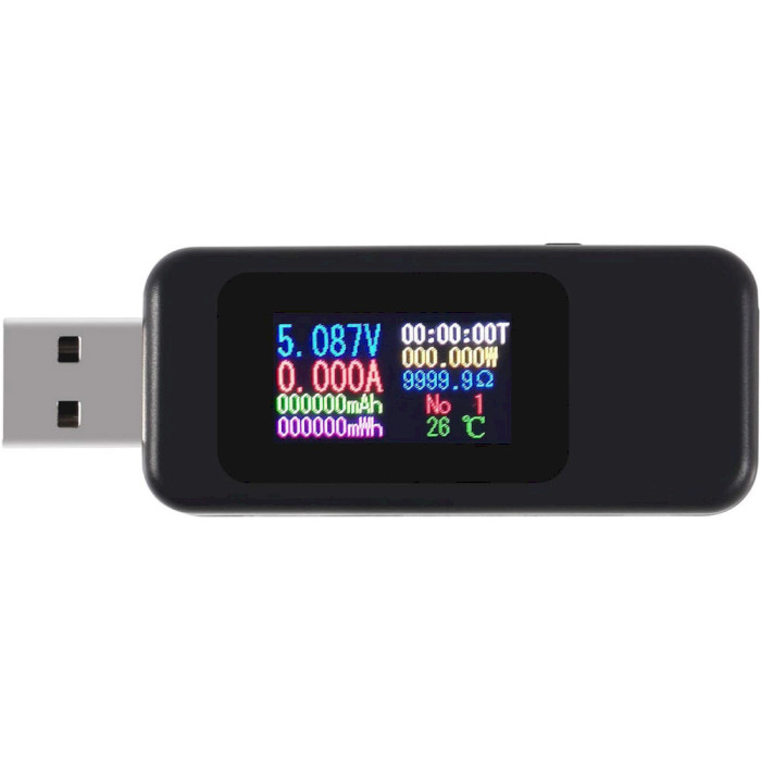 USB тестер KEWEISI KWS-MX18 напряжения (4-30V) и силы тока (0-5A)