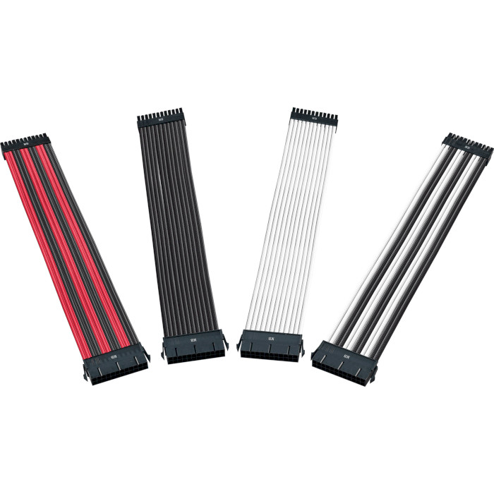 Комплект кабелів для блоку живлення COOLER MASTER 30см Red/Black (CMA-NEST16RDBK1-GL)