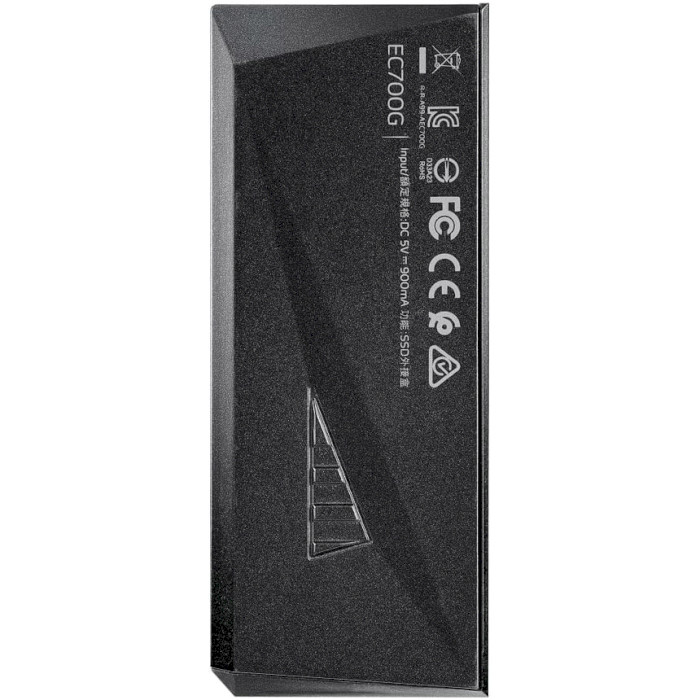 Кишеня зовнішня ADATA EC700G NVMe/SATA M.2 SSD to USB 3.2 (AEC700GU32G2-CGY)