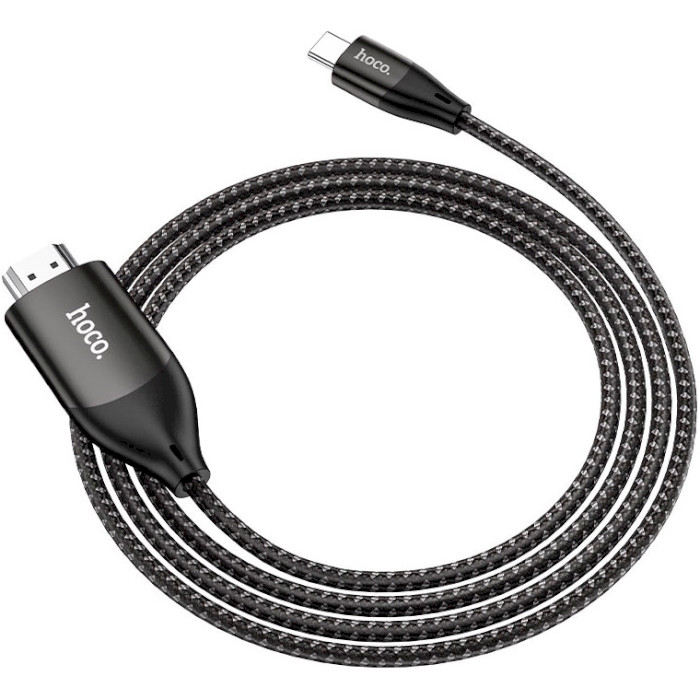 Кабель HOCO UA16 USB-C - HDMI 2м Black (6931474755025)