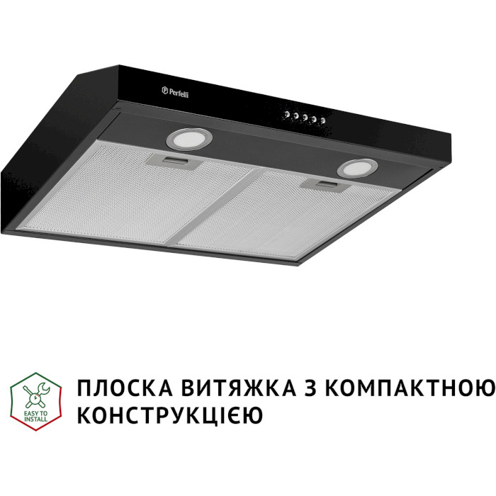 Витяжка PERFELLI PL 5002 BL LED