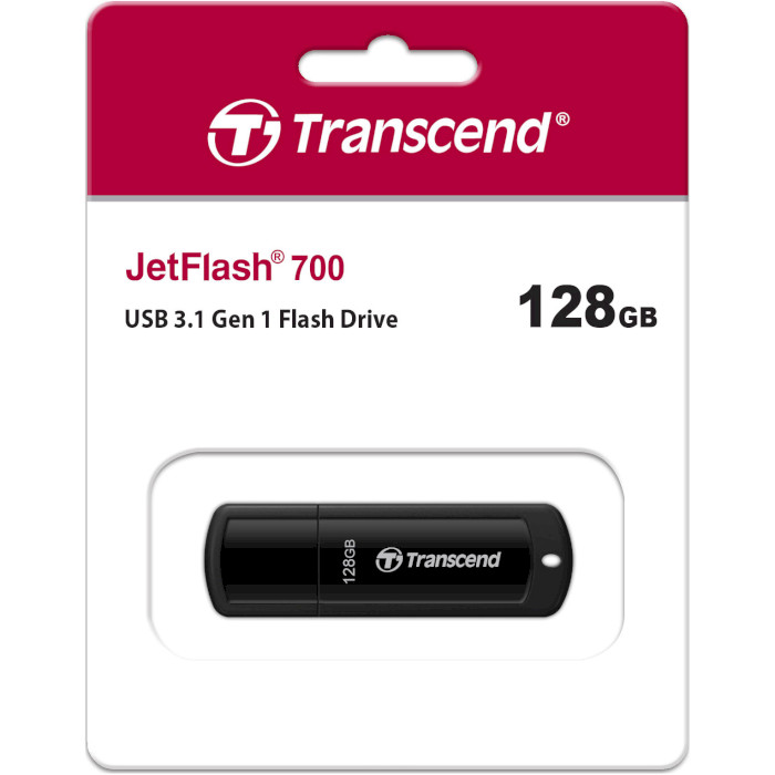 Флэшка TRANSCEND JetFlash 700 128GB (TS128GJF700)
