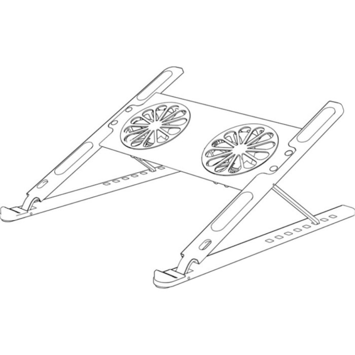 Подставка для ноутбука XOKO NST-101 Silver