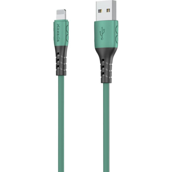 Кабель PRODA Azeada PD-B51i USB-A to Lightning 3A 1м Green