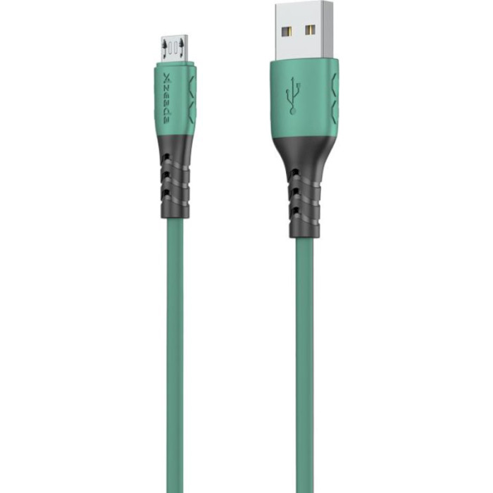 Кабель PRODA Azeada PD-B51m USB-A to Micro-USB 3A 1м Green