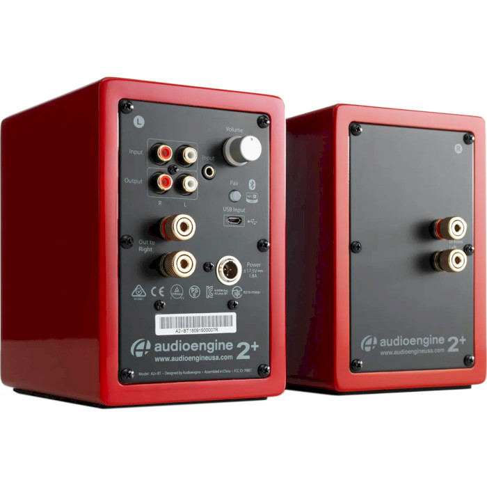 Акустична система AUDIOENGINE A2+ Wireless Hi-Gloss Red