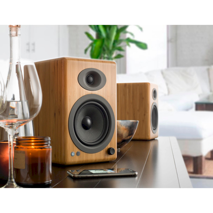 Акустична система AUDIOENGINE A5+ Wireless Natural Bamboo