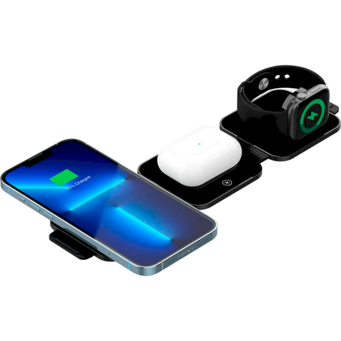 Бездротовий зарядний пристрій CANYON WS-305 Wireless Charging Station Black (CNS-WCS305B)