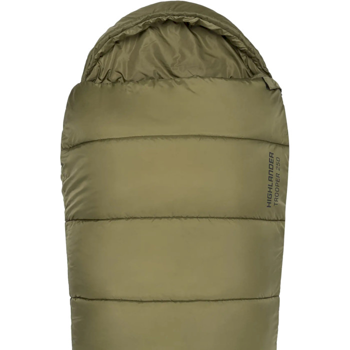 Спальный мешок HIGHLANDER Trooper 250 +5°C Ranger Green Left (SB252-RG)