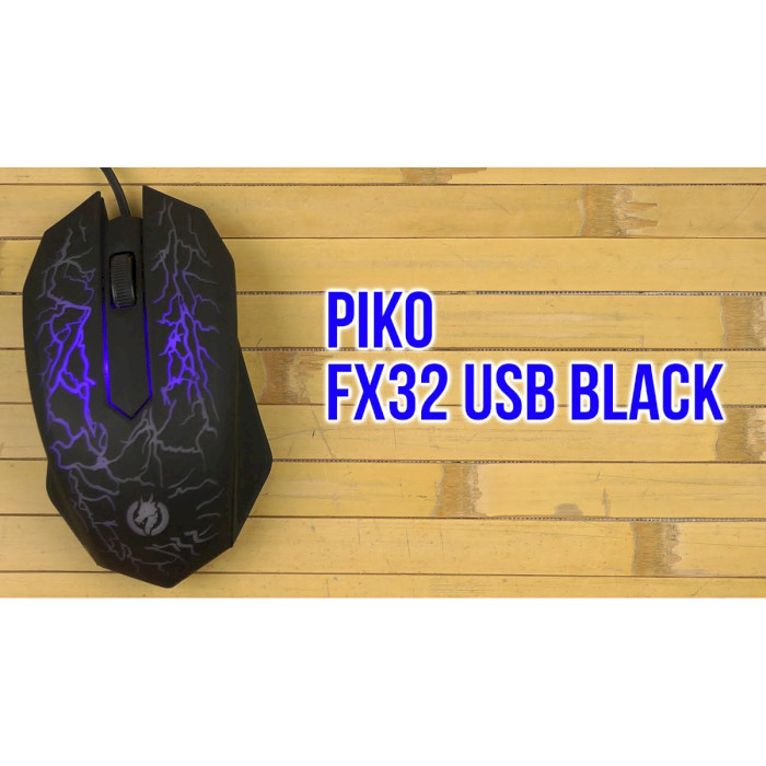 Миша ігрова PIKO FX32 Black
