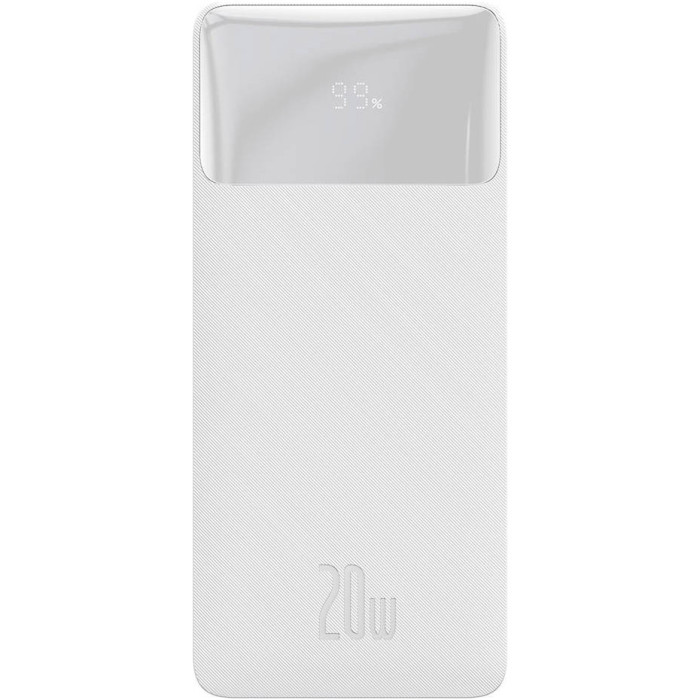 Повербанк BASEUS Bipow Digital Display Power Bank 20W 10000mAh White (PPBD050502)