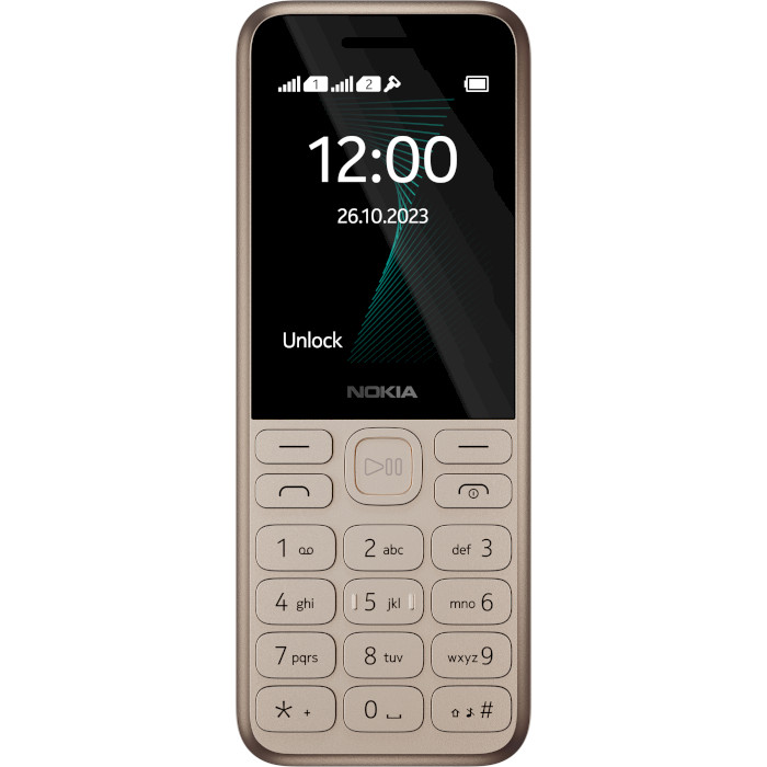 Мобільний телефон NOKIA 130 (2023) Light Gold