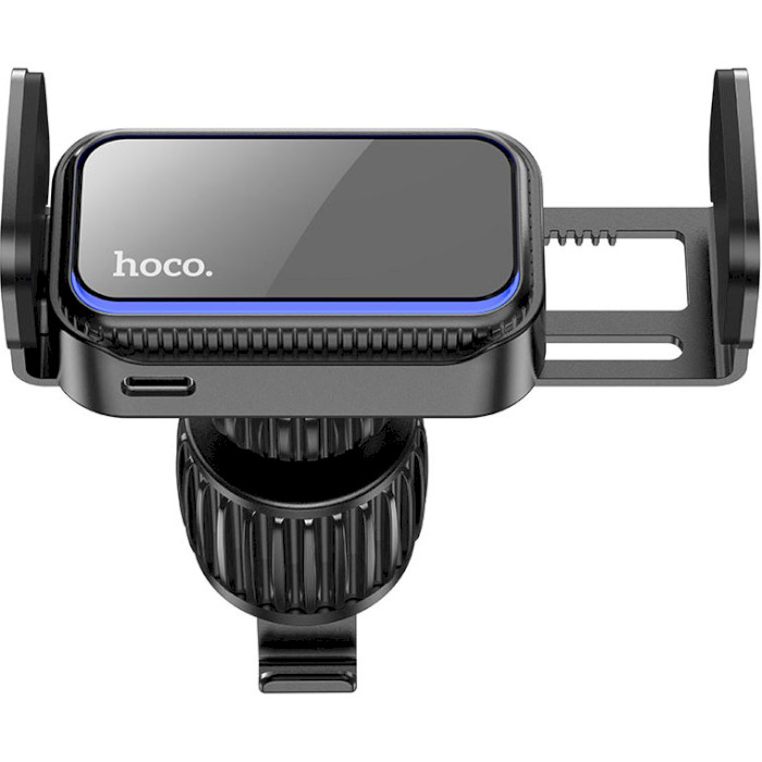 Автотримач для смартфона HOCO CA201 Smart Electric Car Holder Black