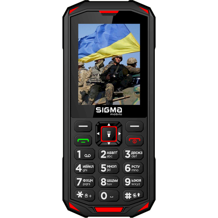 Мобильный телефон SIGMA MOBILE X-treme PA68 Black/Red (4827798466520)