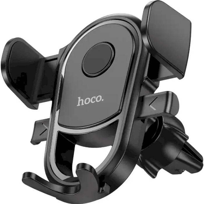 Автотримач для смартфона HOCO H6 Grateful One Button Air Outlet Car Holder Black