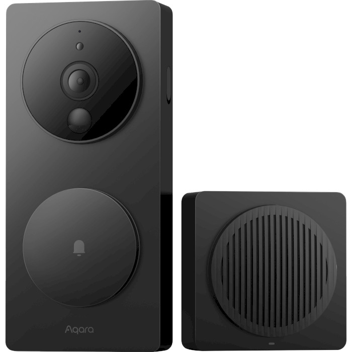 Розумний відеодзвінок AQARA Smart Video Doorbell G4 Shadow Gray (SVD-C03)