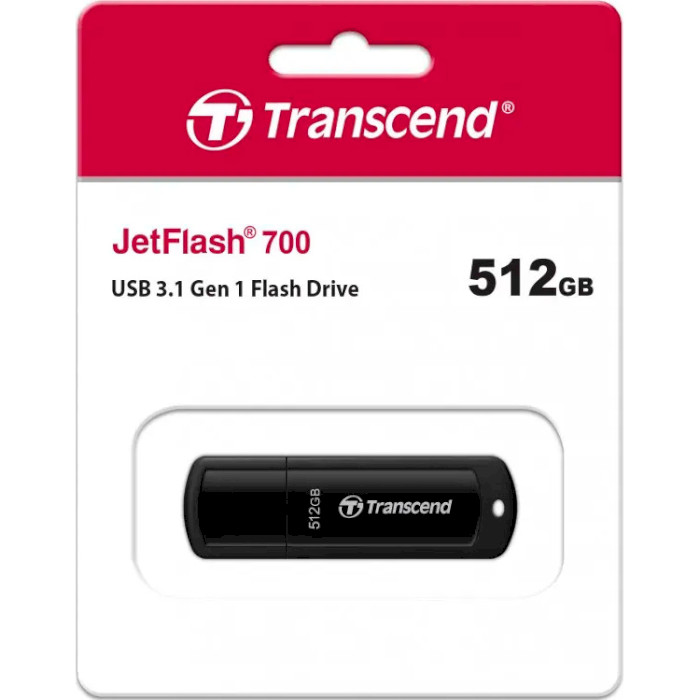 Флэшка TRANSCEND JetFlash 700 USB3.1 512GB (TS512GJF700)