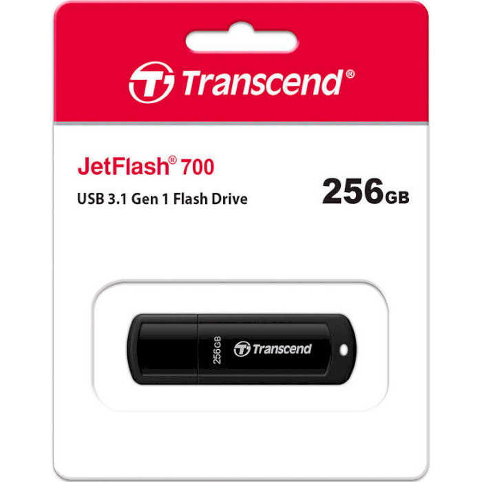 Флешка TRANSCEND JetFlash 700 256GB USB3.1 (TS256GJF700)