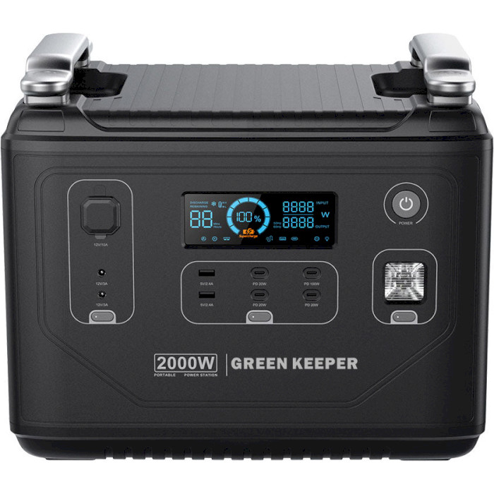 Зарядная станция GREEN KEEPER GK-G2000 Black