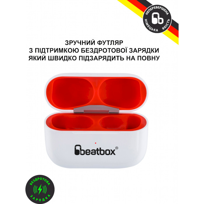 Навушники BEATBOX Pods Pro 1 White-Red