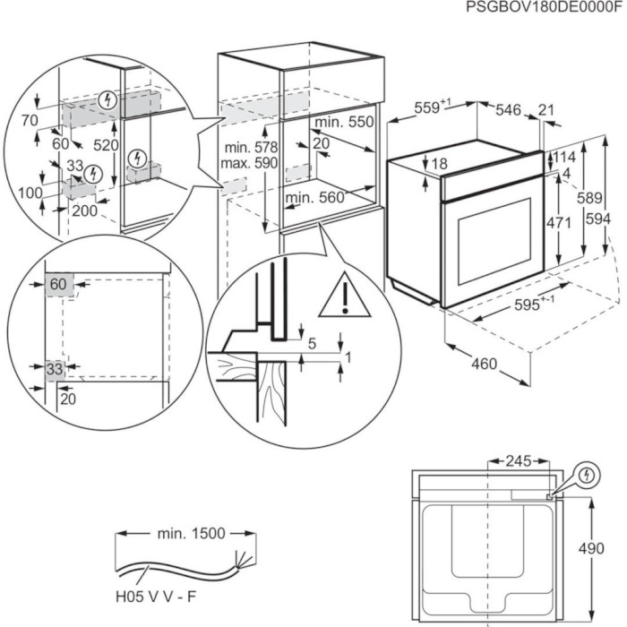 Духова шафа ELECTROLUX SteamBoost Pro 800 EOB8S39WZ